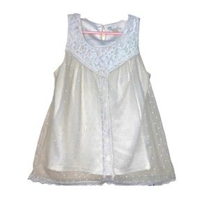 🌻4/$20 Girl’s Cherokee Lace Sleeveless Top